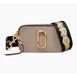 MARC JACOBS NEW Snapshot Bag 064 Camera Bag French Gray Multi Shoulder Bag